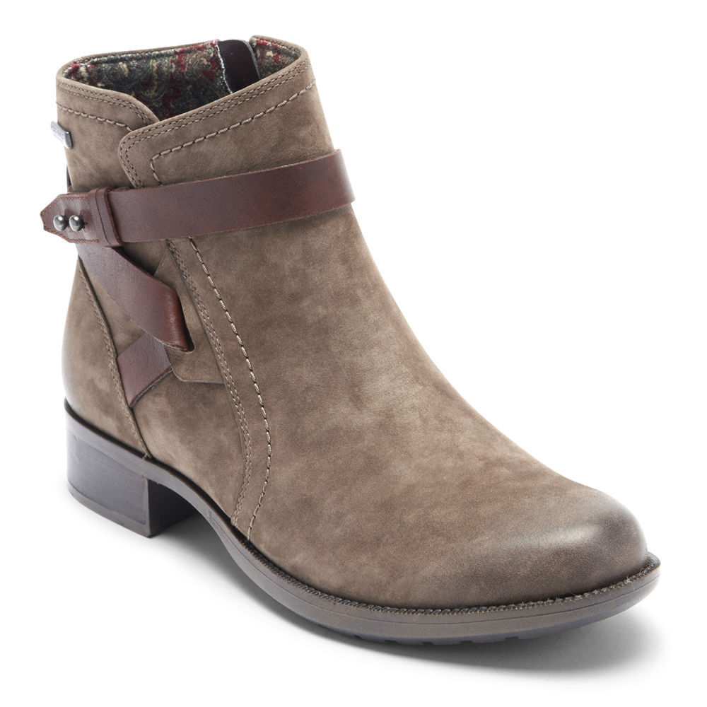 Botas Rockport Mujer Mexico - Copley Waterproof Strap Grises - ZVJDE8943